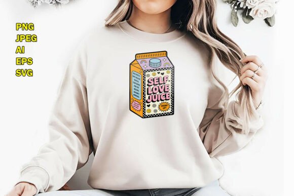 Cute Self Love Juice Retro Style Design Review