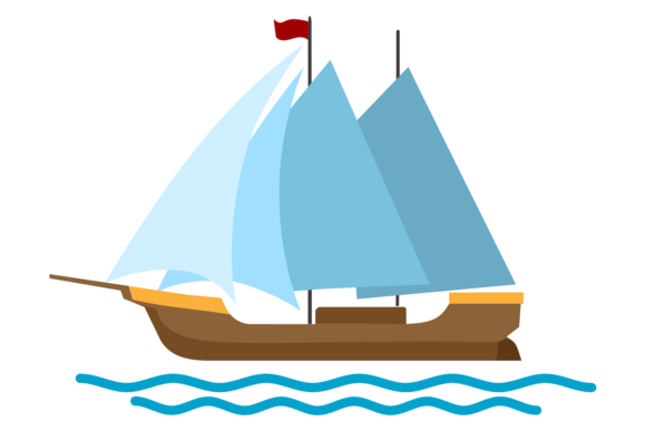 Galleon Icon: A Retro Brigantine for Embroidery Projects