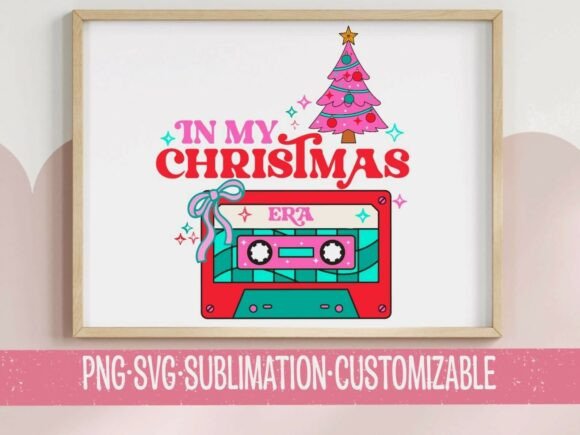 In My Christmas Era Cassette SVG PNG Review