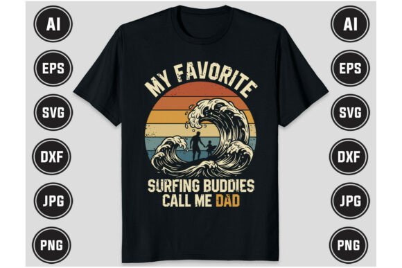 My Favorite Waves Sand and Sun - Retro