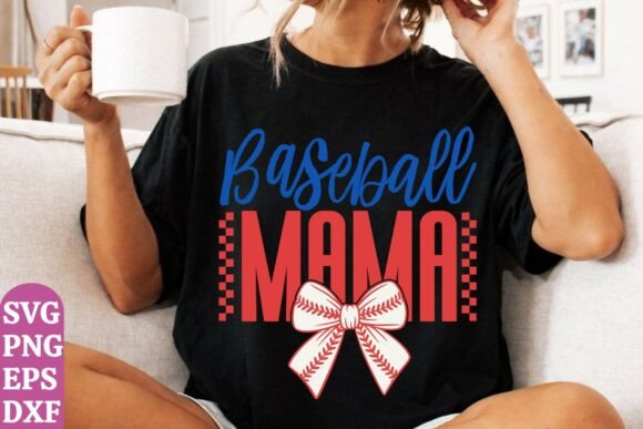 Retro Baseball Mama Png Sublimation Review
