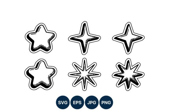 Retro Black Starburst Vector Icons: A Designer’s Perspective on Real-World Embroidery Use