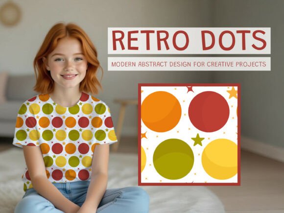 Retro Circle and Stars Seamless Pattern Review