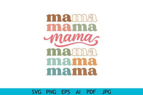Retro Mama Typography Color Palette Review for Real Embroidery Projects