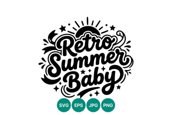 Retro Summer Baby Script Lettering Review