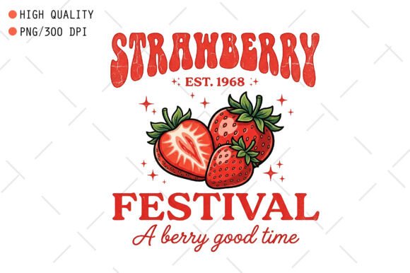 Retro Summer Strawberry PNG: A Designer’s Practical Take