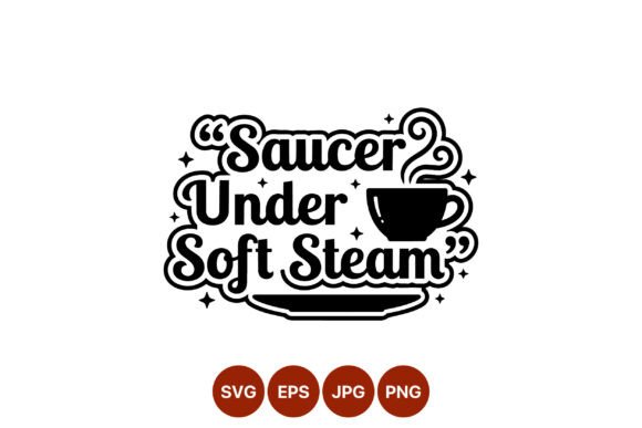 Saucer Under Soft Steam Coffee Cup Embroidery Review