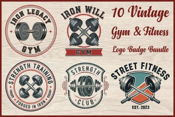 Vintage Gym Fitness Badge Review